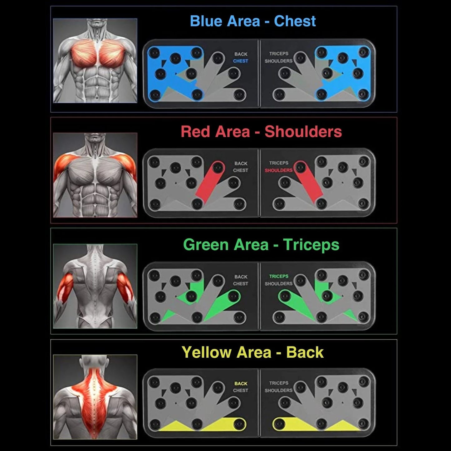PushZone™ 9-in-1 Ultimate Push Up Board